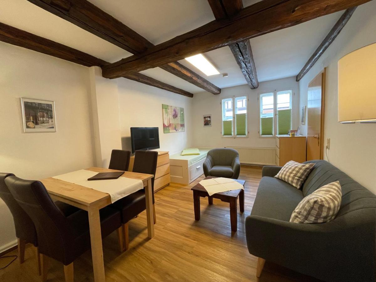 Urlaub Im Fachwerk - Das Sattlerhaus Quedlinbourg Extérieur photo